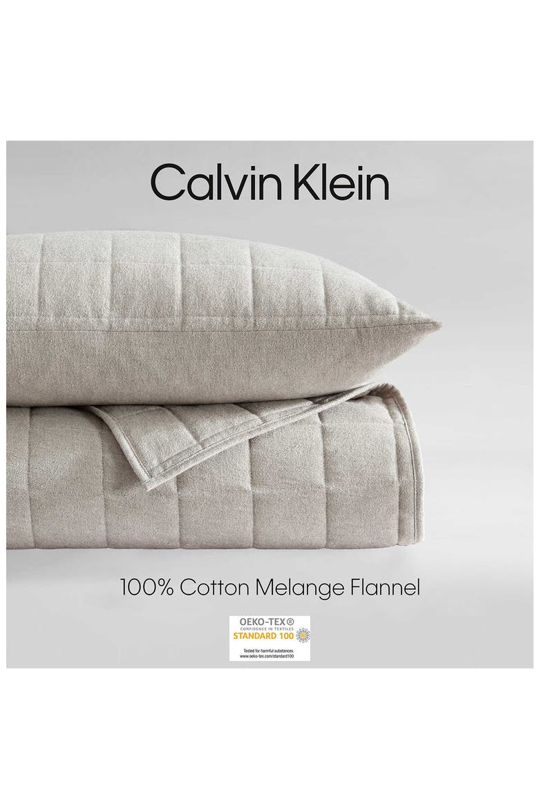 Mélange Flannel Quilt, Alternate, color, NATURAL