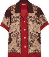 Bode Storybook Silk Camp Shirt