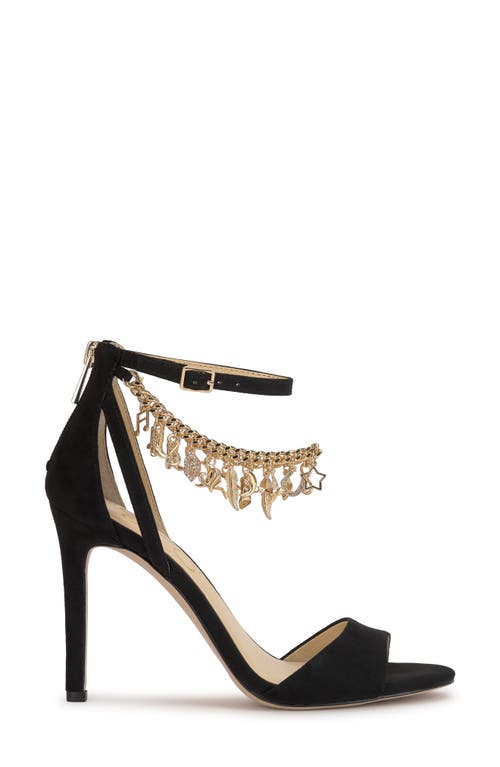 Jessica Simpson Jetser Chain Ankle Strap Sandal In Black