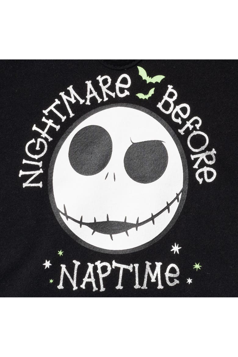Nightmare Before Christmas Fleece Hoodie and Pants Set, Alternate, color, Black Jack Zero