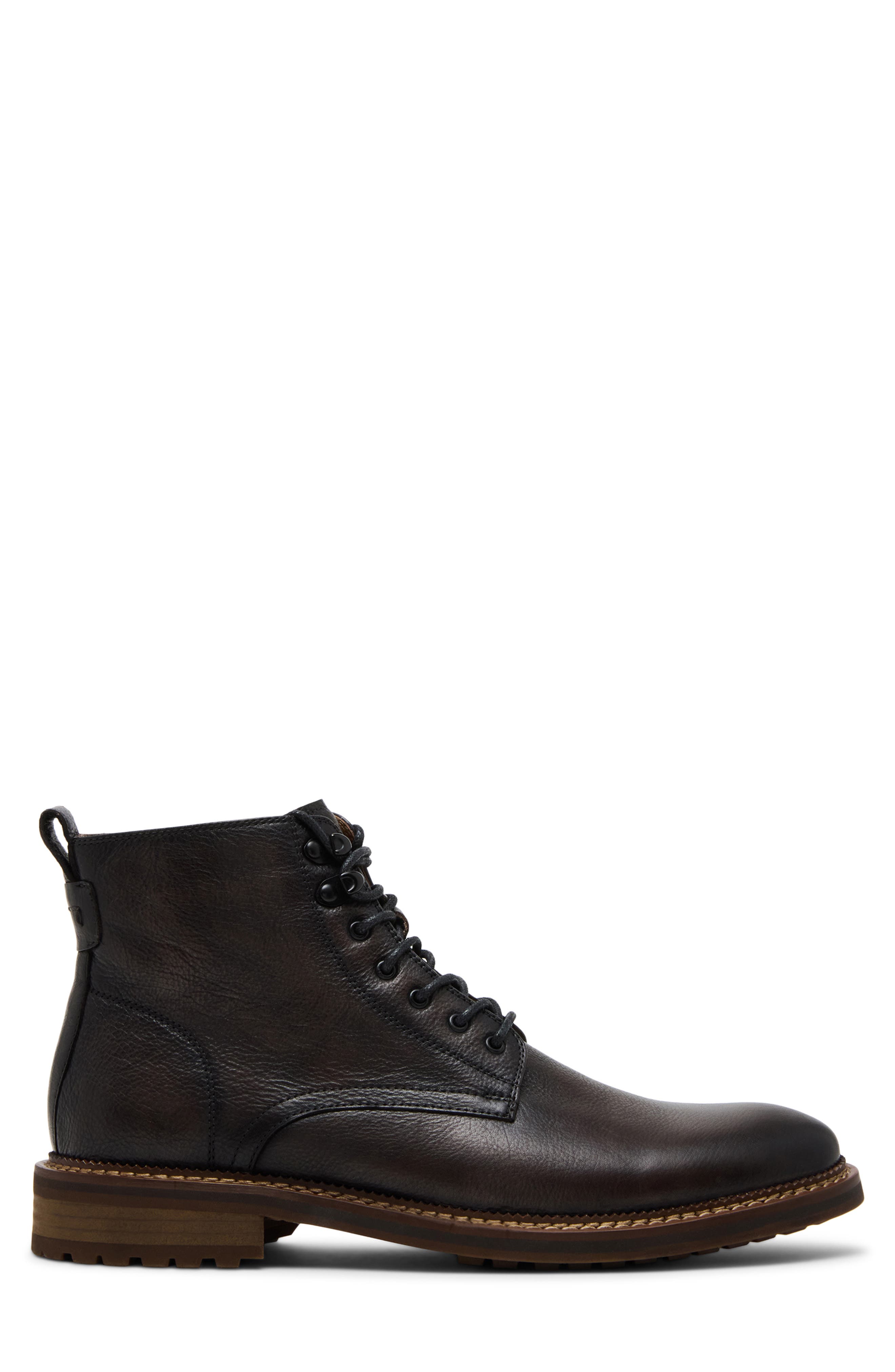 NIB Steve Madden Kain Men\'s Black Lace-Up Chukka Boots - EU45 US11.5 YOSEMITE Black Multi Lace-Up Lug Men main image 3