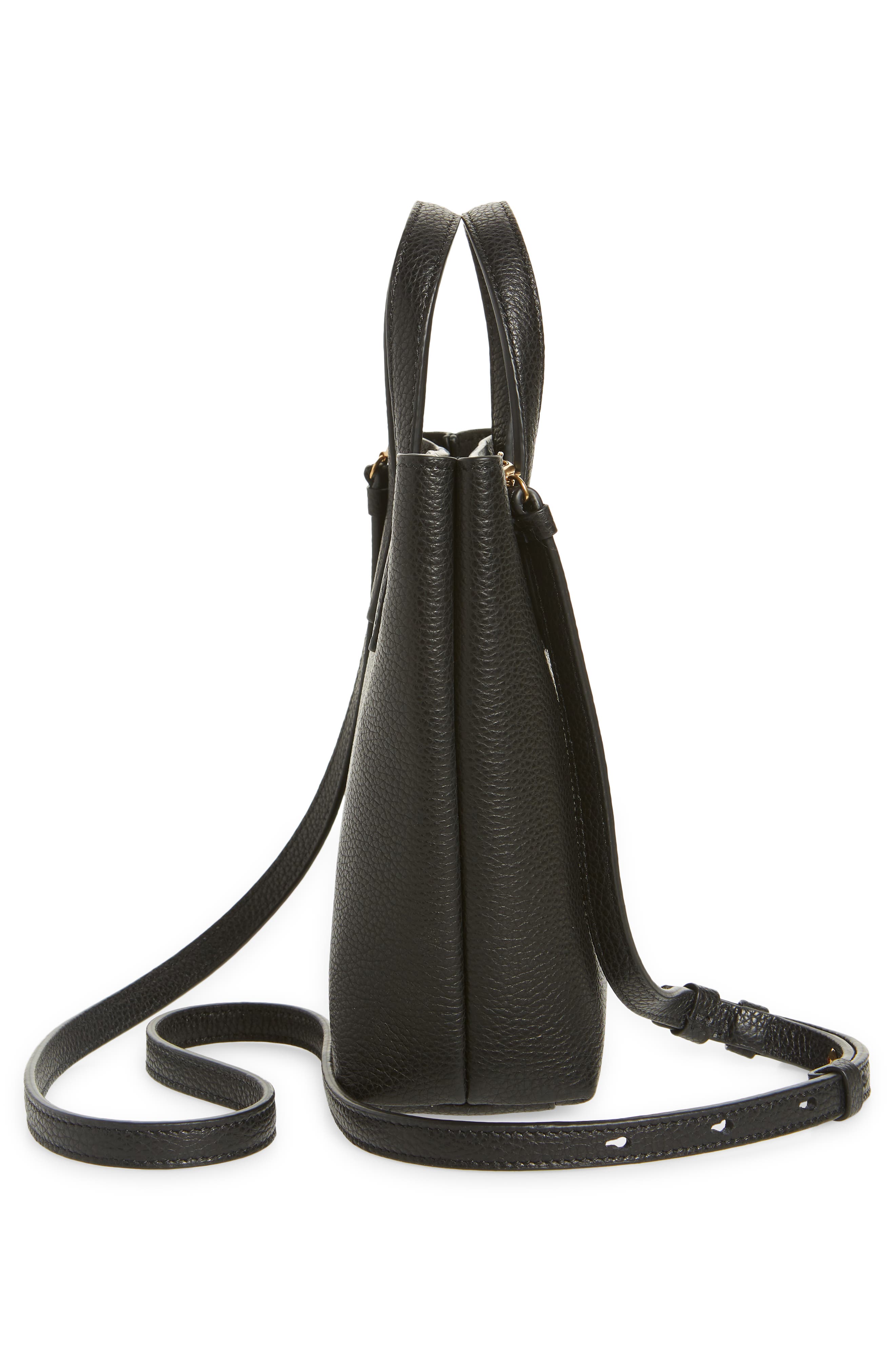 FERRAGAMO Travel Leather Tote, Alternate, color, 