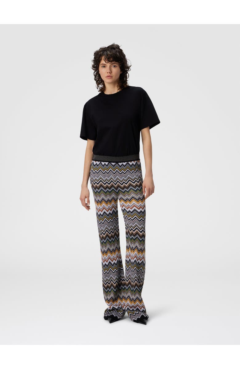 Missoni Long Pants With Chevron Pattern, Alternate, color, Multicoloured