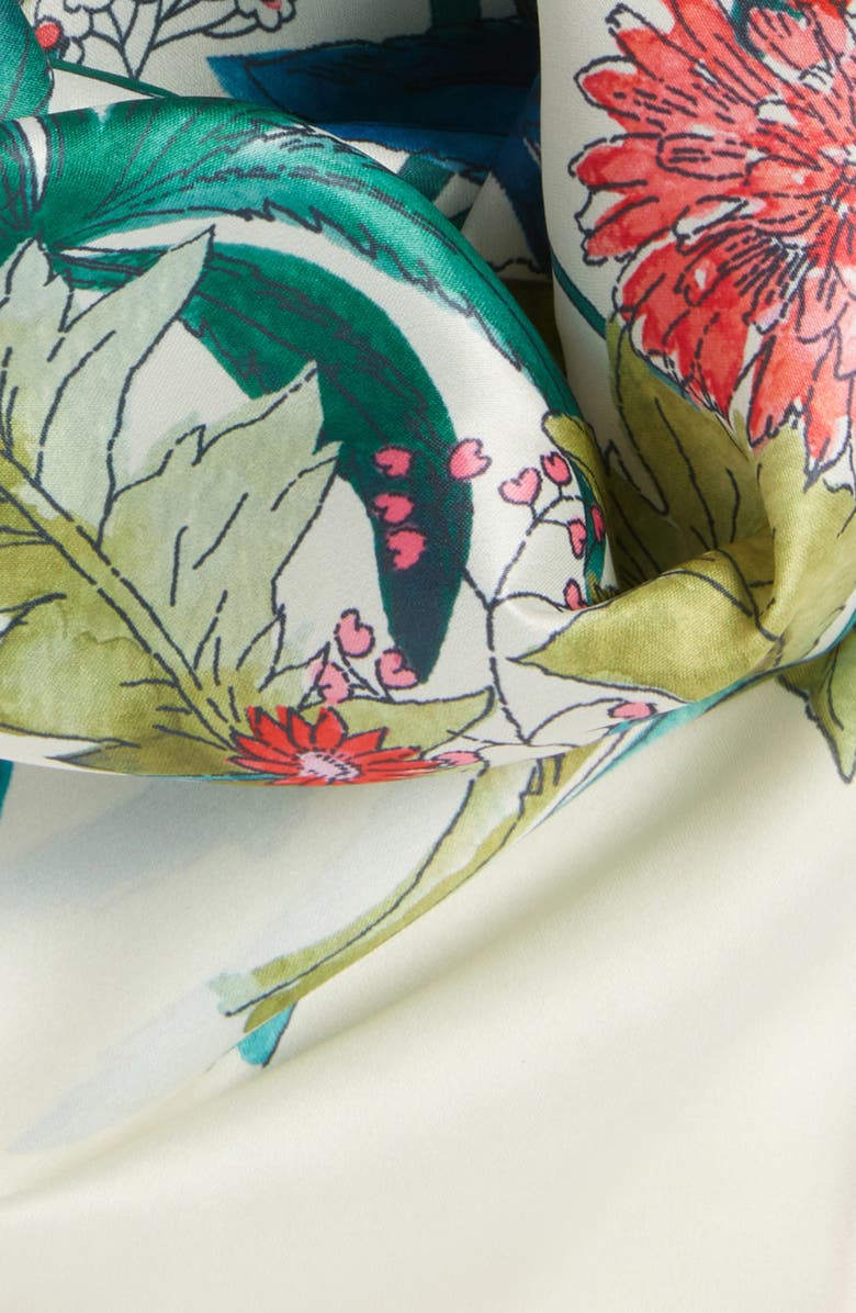 & Other Stories Floral Square Scarf, Alternate, color, 