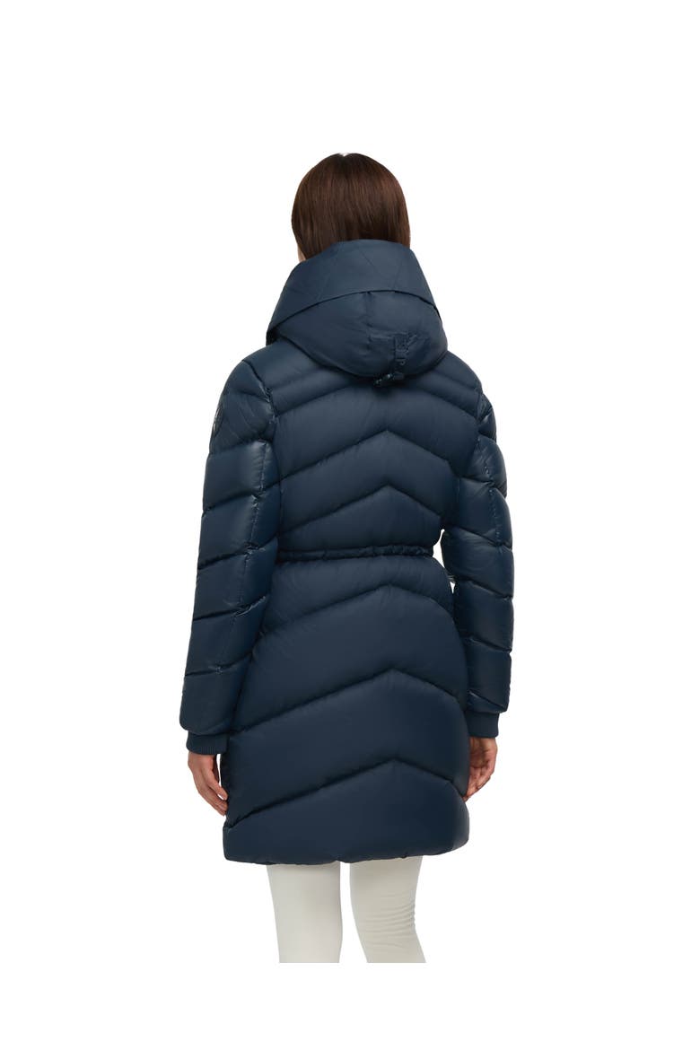 Saturn Mid-Length Quilted Puffer with Removable Hood, Alternate, color, Navy