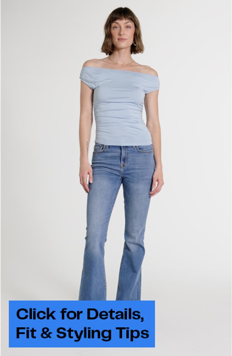 Ali High Waist Flare Leg Jeans, sales video thumbnail