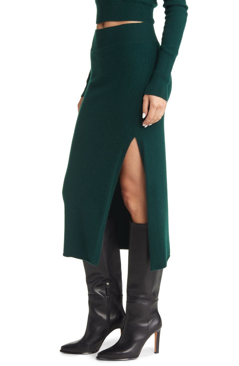 FRAME Cashmere Pencil Skirt, Alternate, color,