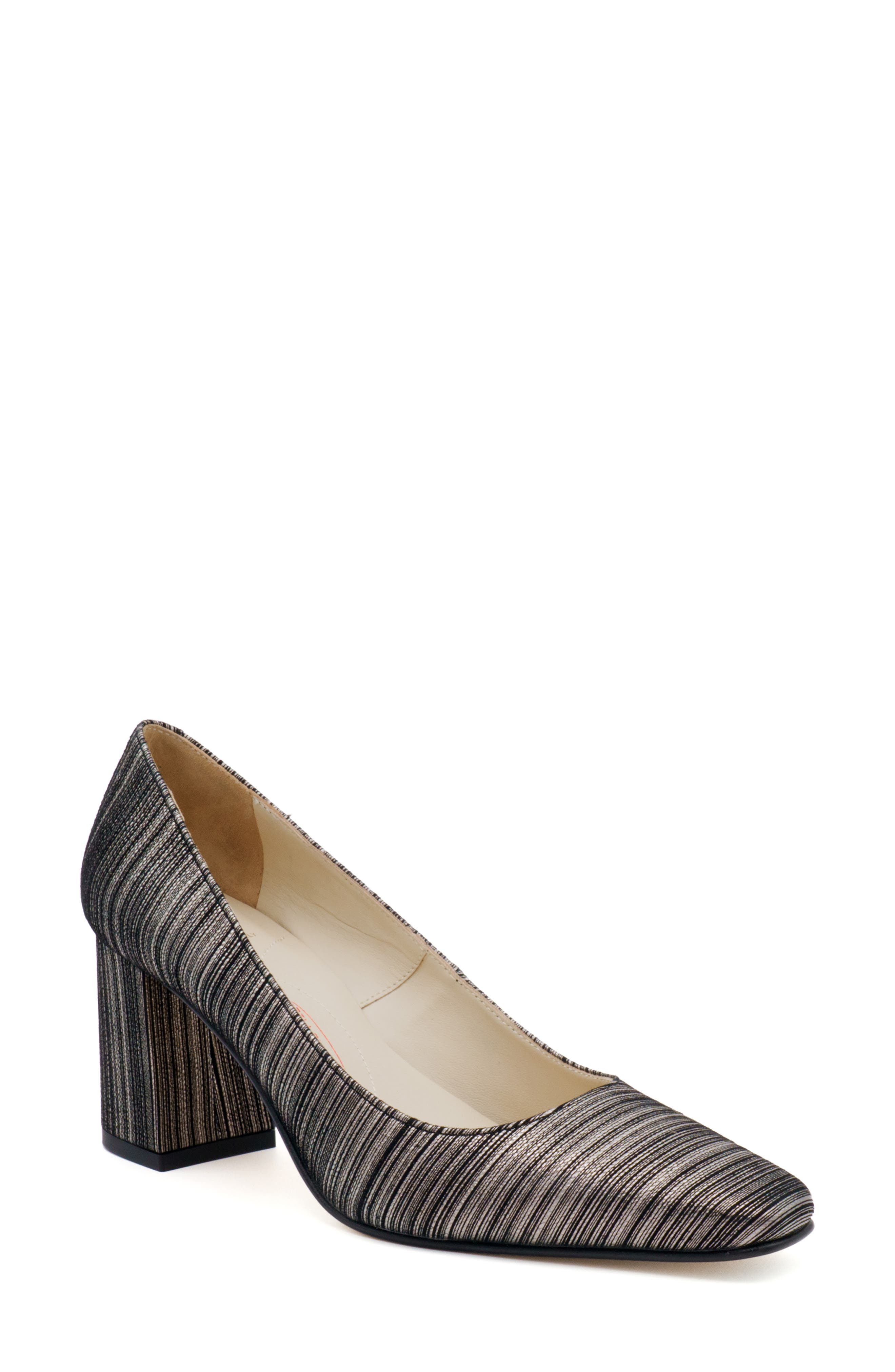 Falco Block Heel Pump, Main, color, PEWTER JEANS