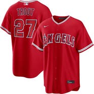 Nike Men's Nike Mike Trout Red Los Angeles Angels Alternate Replica Jersey