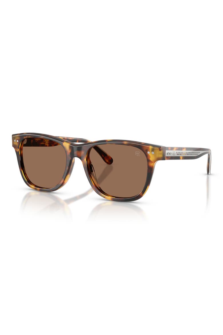 RL8239U 54mm Square Sunglasses, Alternate, color, ANTIQUE HAVANA / BROWN