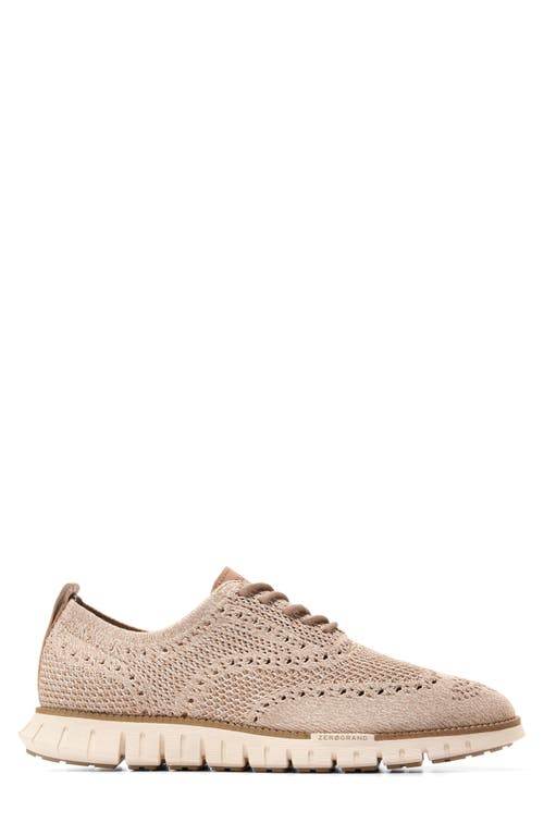 Cole Haan Zerogrand Remastered Stitchlite™ Wingtip Oxford In Amphora/birch/ivory