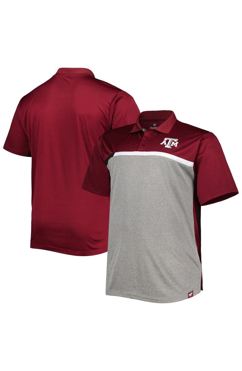 PROFILE Men's Maroon Texas A&M Aggies Big & Tall Polo, Main, color, 