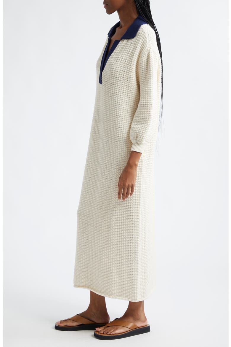 Altea Dress, Alternate, color, IVORY/ NAVY