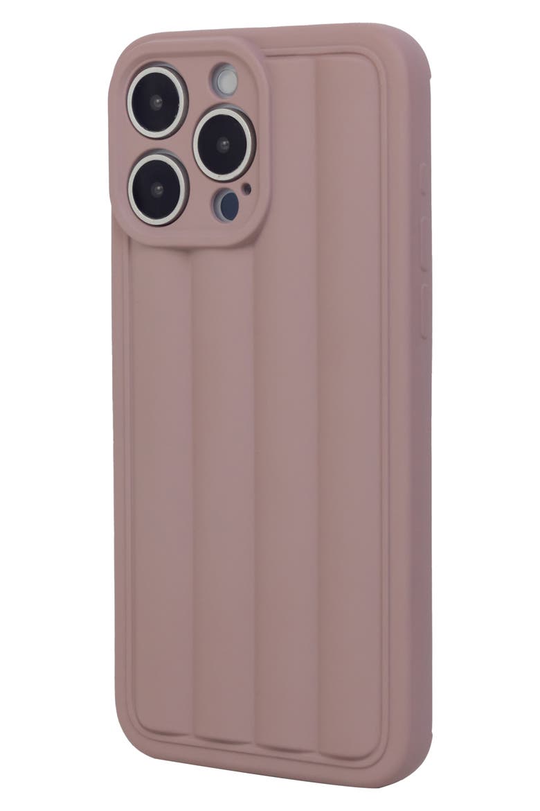 Roman Stripes iPhone 14 Pro Max Case, Alternate, color, DUSTY PINK