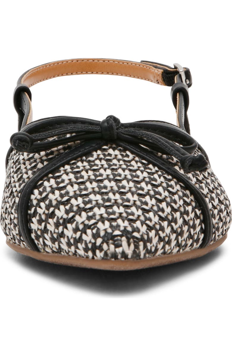 DV by Dolce Vita Carsen Slingback Flat, Alternate, color, Black White