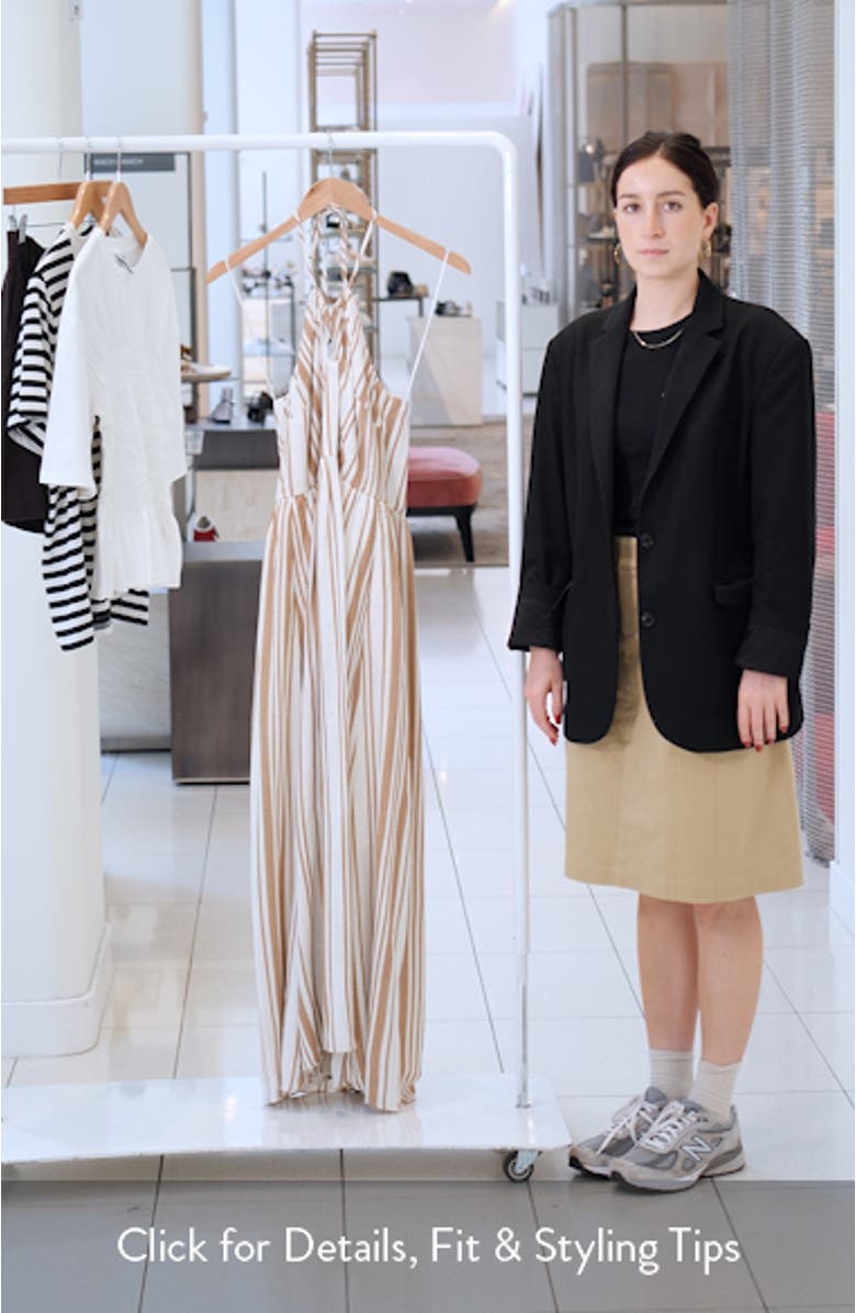 Cutout Halter Maxi Dress, sales video thumbnail