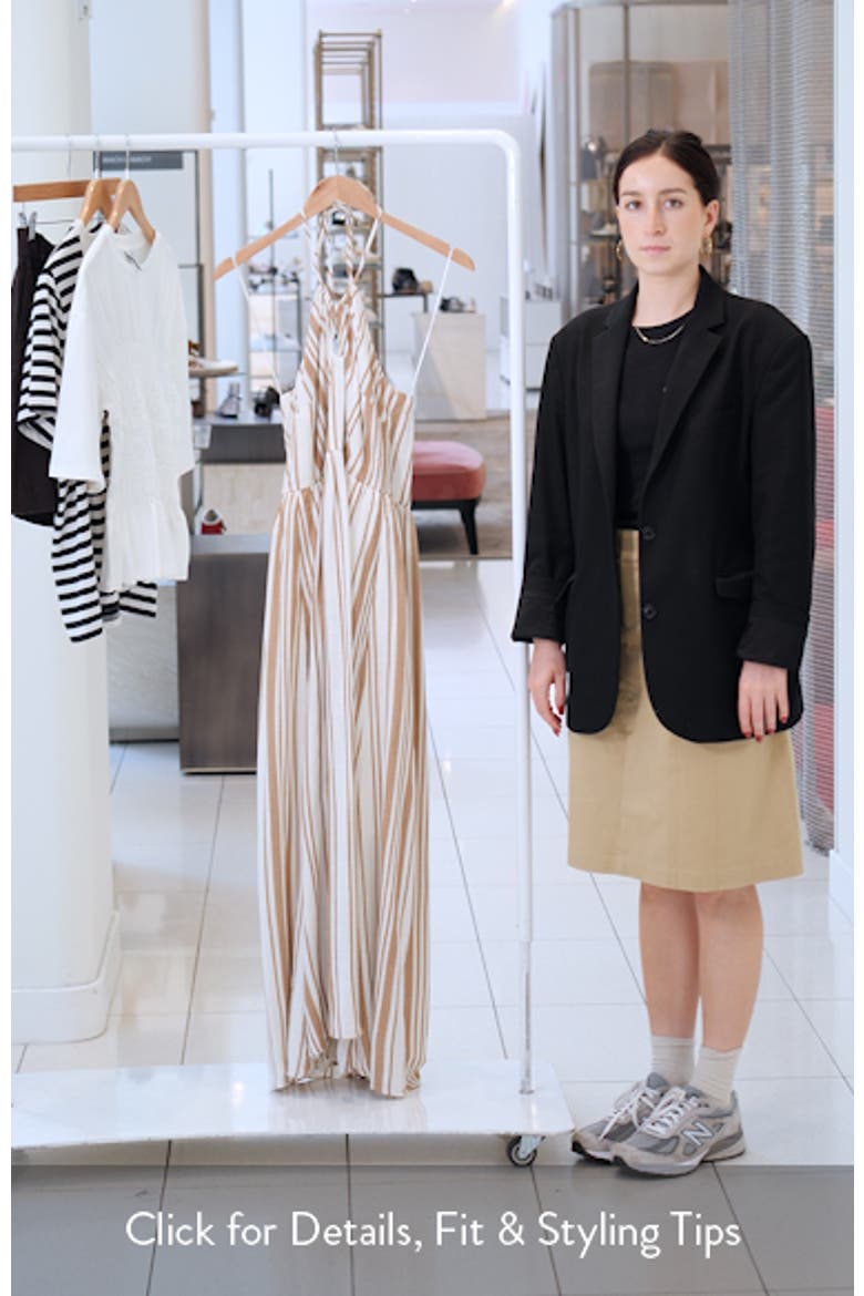 Cutout Halter Maxi Dress video