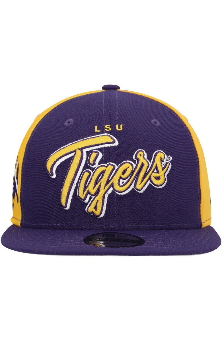 New Era Men's New Era  Purple LSU Tigers Outright 9FIFTY Snapback Hat, Alternate, color, Purple