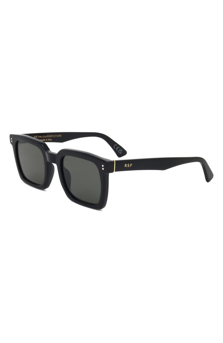 SUPER by RETROSUPERFUTURE<sup>®</sup> 50mm Square Sunglasses, Alternate, color, Black