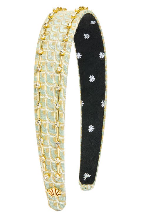 Bessette Crystal Embellished Fabric Headband