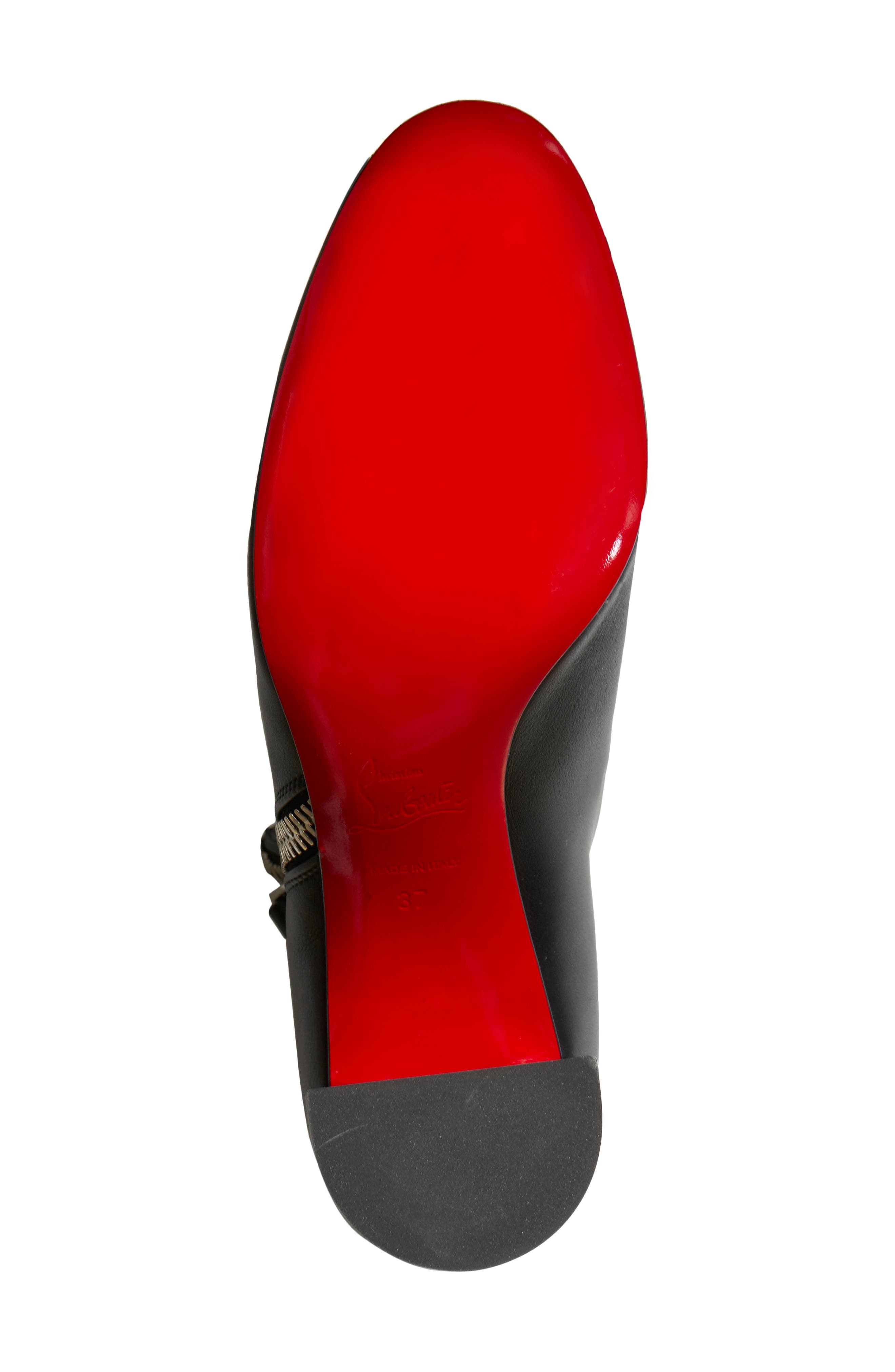Christian Louboutin Ziptotal Bootie, Alternate, color, 