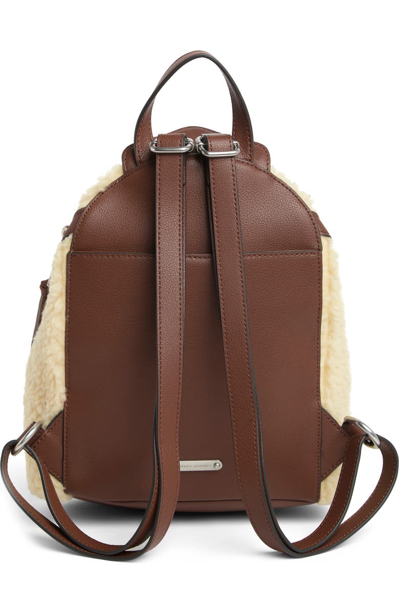 Rebecca Minkoff Julian Faux Fur Backpack, Alternate, color,