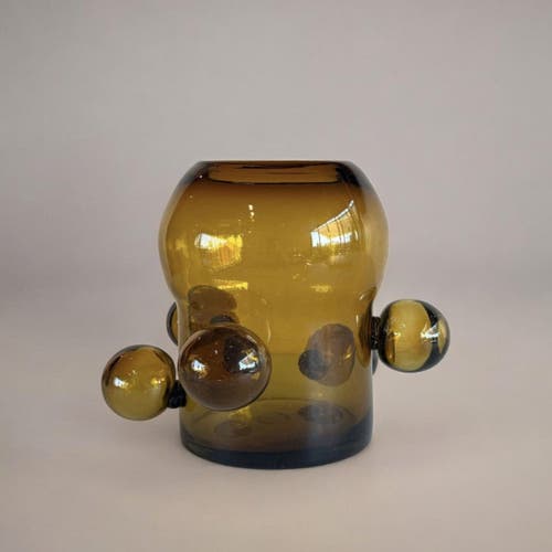 Meso Goods Tierra Vase By Diego Olivero In Yellow
