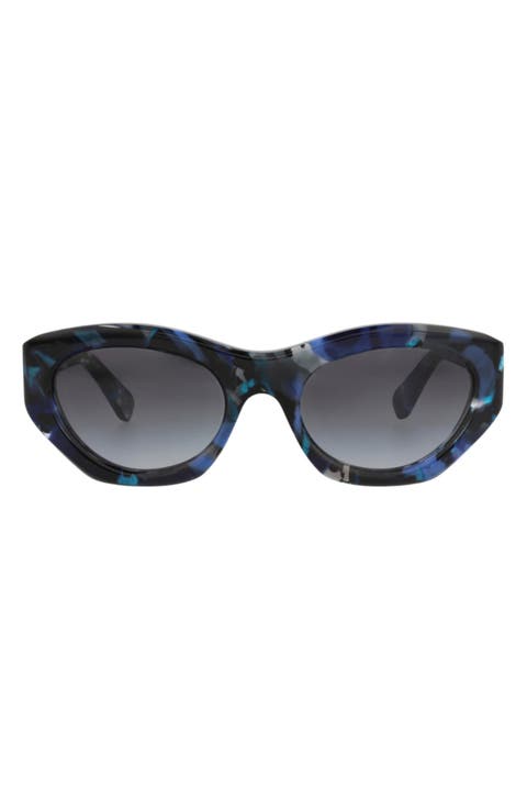 Novelty 52mm Cat Eye Sunglasses