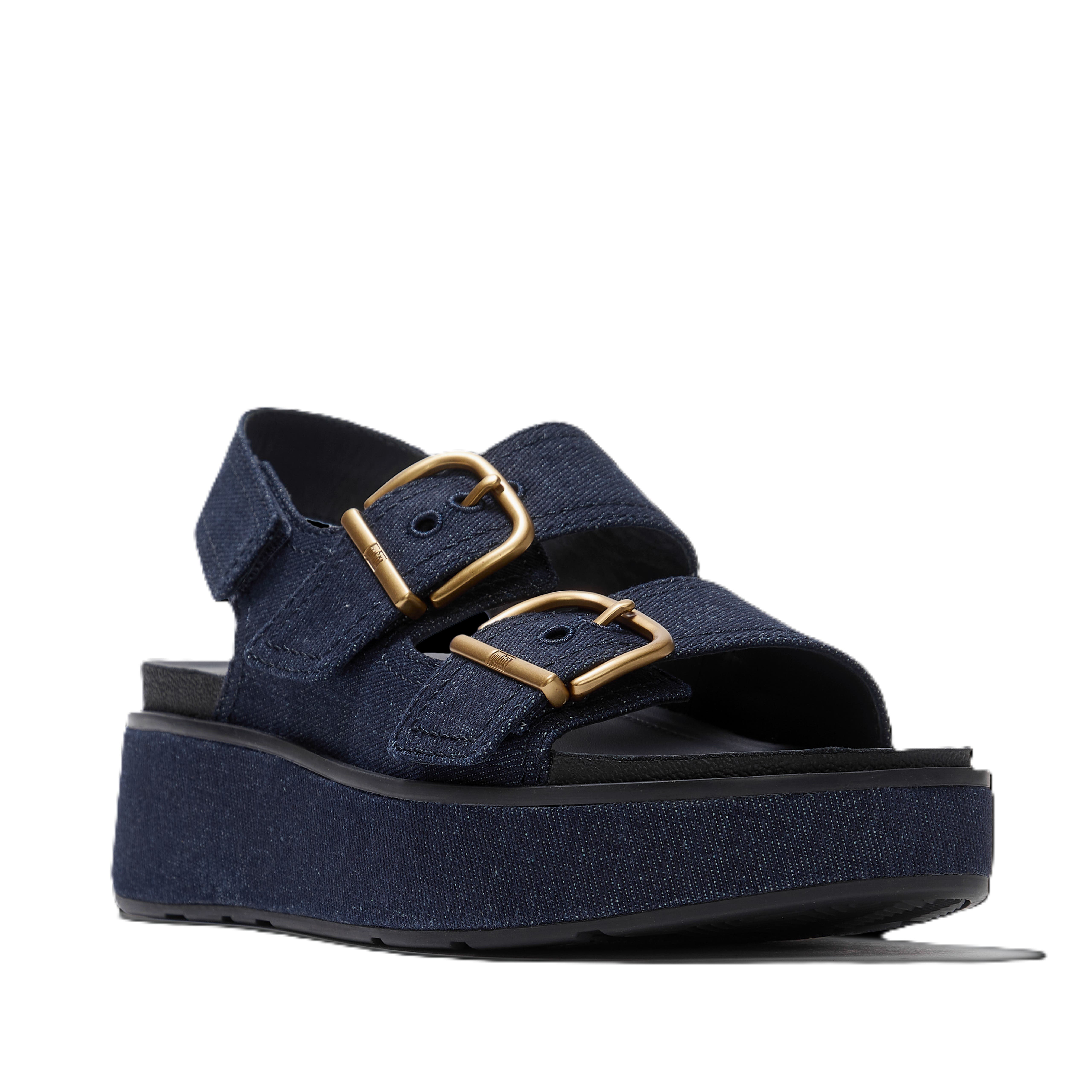 FitFlop Gen FF Max Buckle Denim, Main, color, Dark Denim