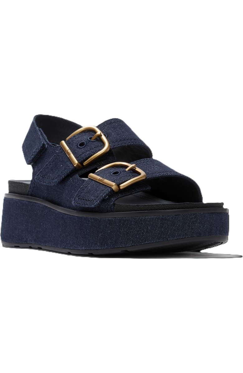 FitFlop Gen FF Max Buckle Denim, Main, color, Dark Denim