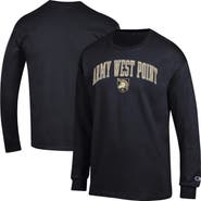 Champion Men's Champion  Black Army Black Knights Arch Over Logo Long Sleeve T-Shirt