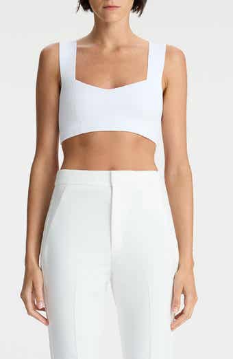 Jordana Compact Knit Crop Tank