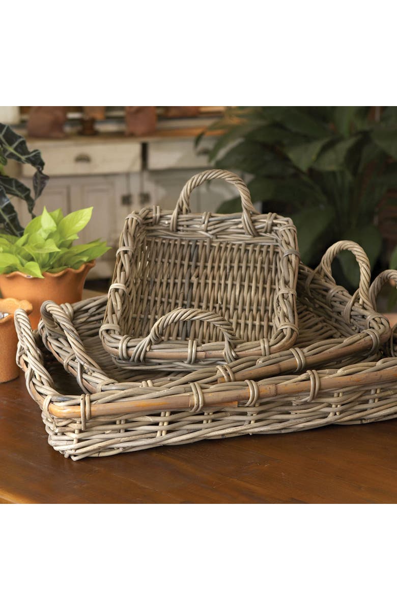 Napa Home & Garden Normandy Rectangular Serving Trays, Set Of 3, Alternate, color, 