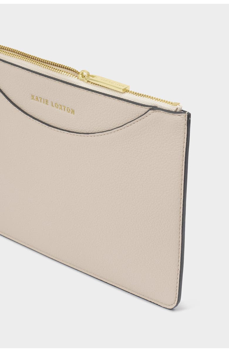 Katie Loxton Alba Wristlet Pouch in Oyster, Alternate, color, Oyster