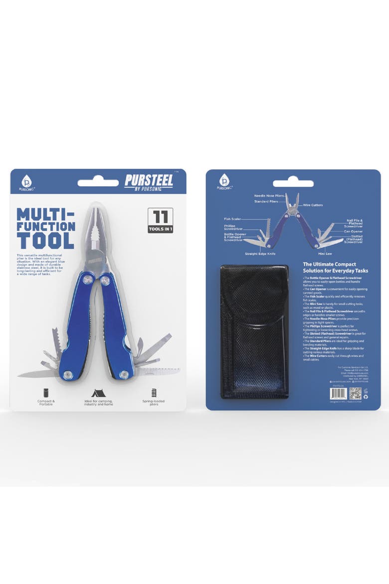 11-in-1 Multifunction Tool, Alternate, color, Blue