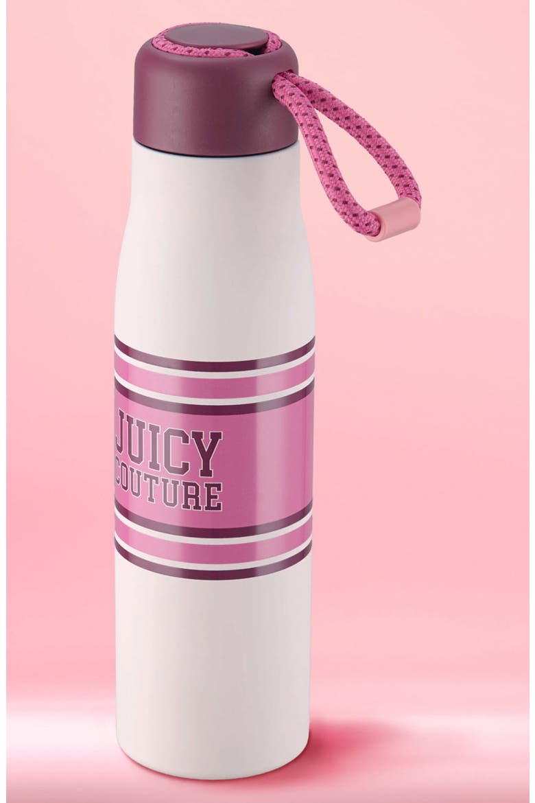 17-Ounce Stainless Steel Water Bottle, Alternate, color, VARSITY LOGO DOGWOOD PINK