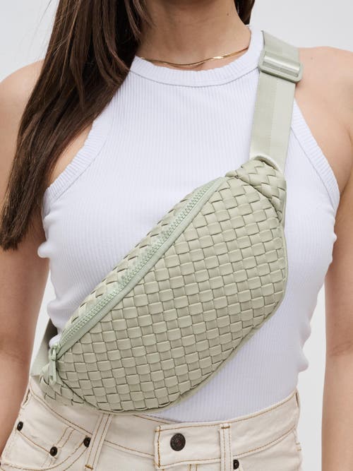 Sol And Selene Aim High Belt Bag In Sage