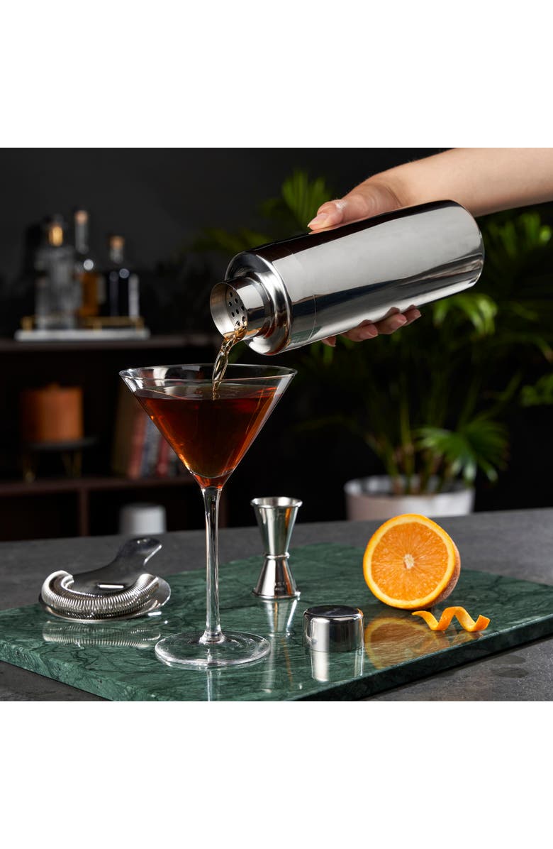 Viski Harrison Element Cocktail Shaker in Stainless Steel, Alternate, color, Silver
