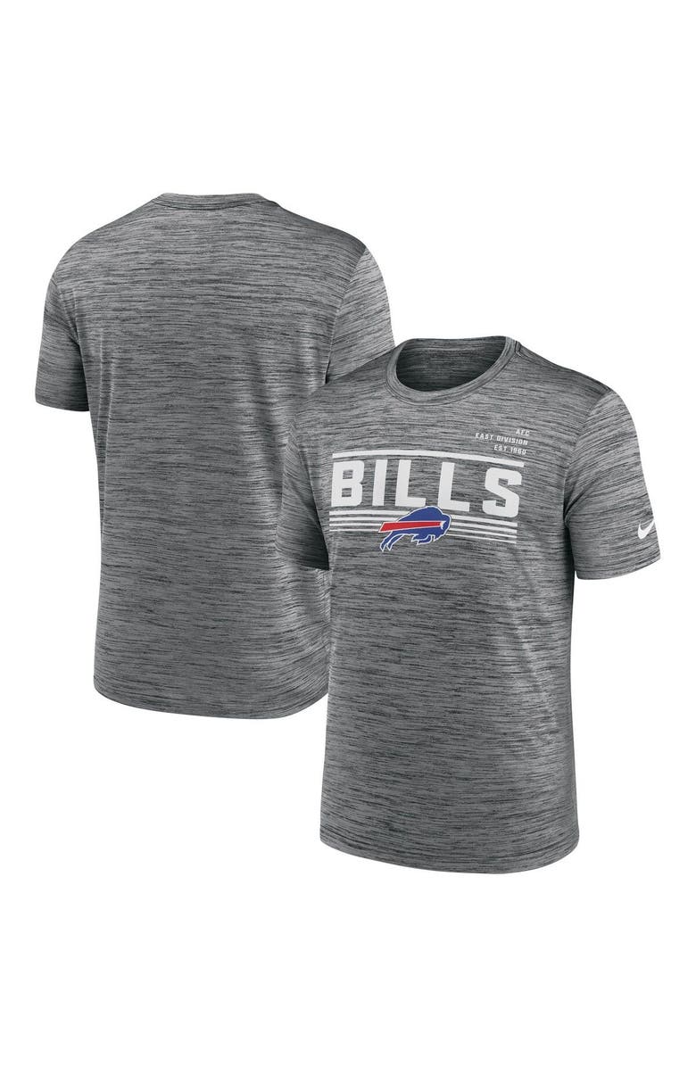 Nike Men's Nike Gray Buffalo Bills Yardline Velocity Performance T-Shirt, Main, color, 
