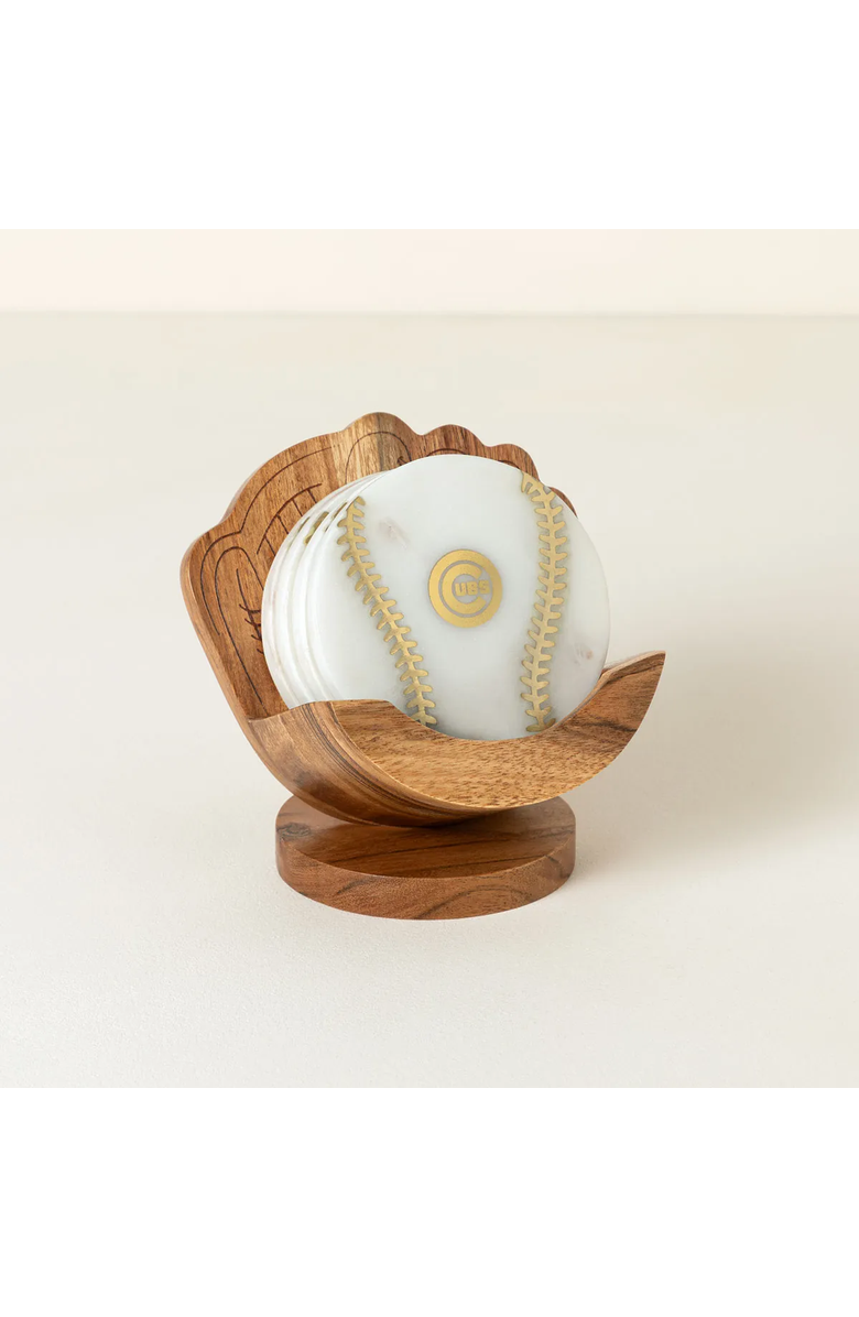 Uncommon Goods MLB Perfect Catch Coaster Set, Main, color, Chicago Cubs