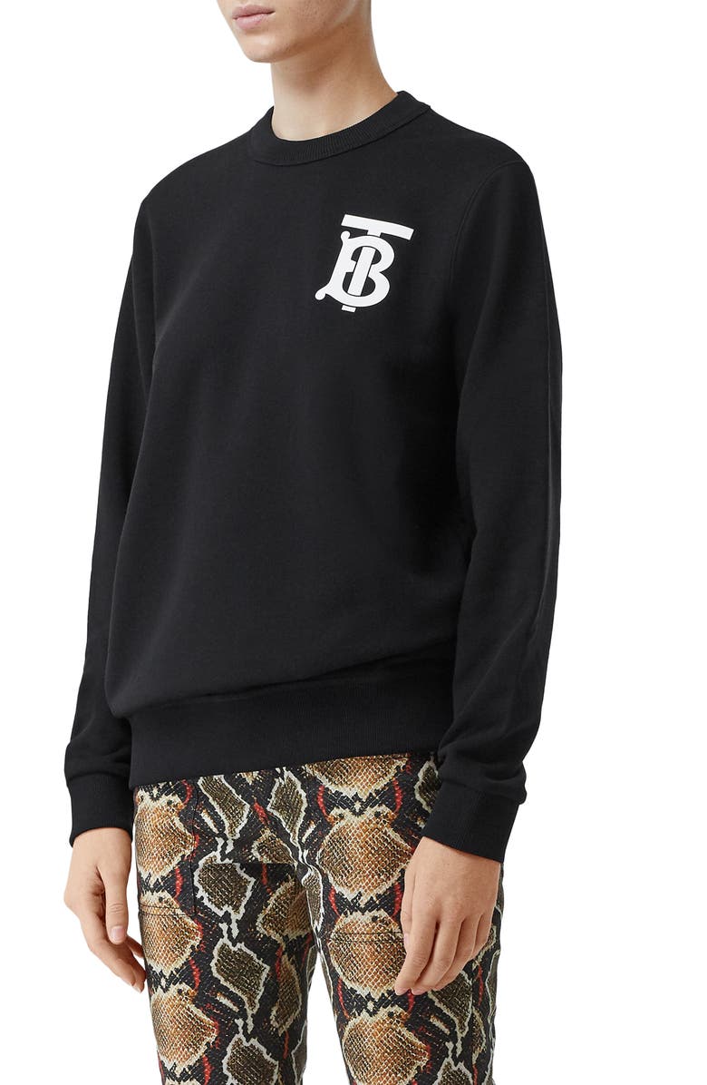 Burberry Dryden TB Monogram Sweatshirt, Main, color, 