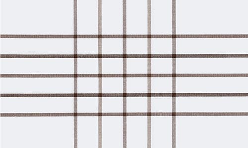 Matouk August Plaid Pillow Sham In White