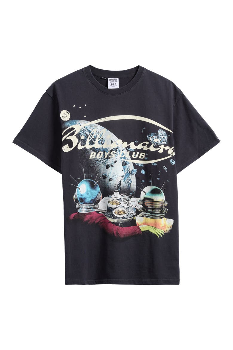 Asteroids Cotton Graphic T-Shirt, Alternate, color, BLACK
