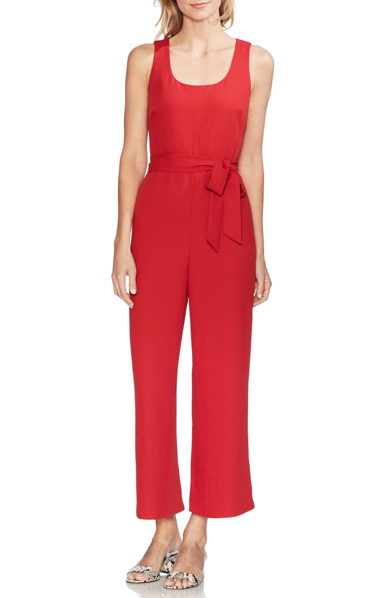 Vince Camuto Crop Jumpsuit, Main, color, 