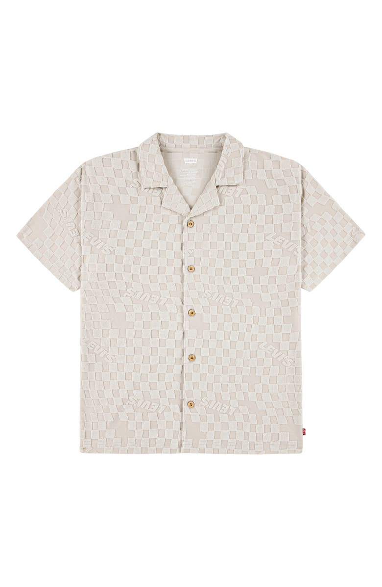 Levi's Kids' Check Jacquard Camp Shirt, Main, color,