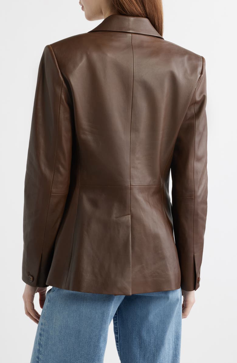 rag & bone Archer Leather Jacket, Alternate, color, 
