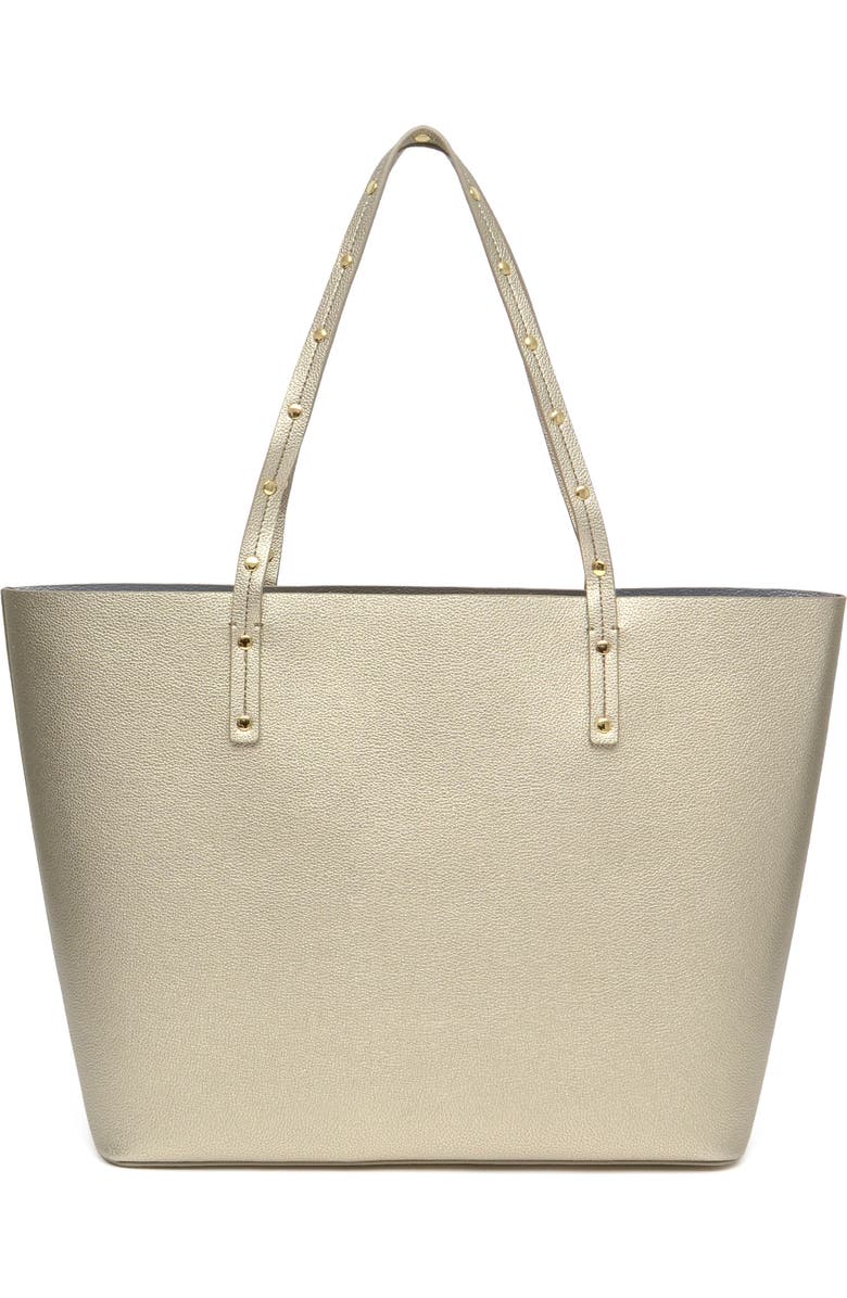 Thacker Fran Stud Leather Tote, Alternate, color,