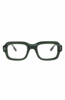 McQueen 49mm Rectangular Optical Glasses