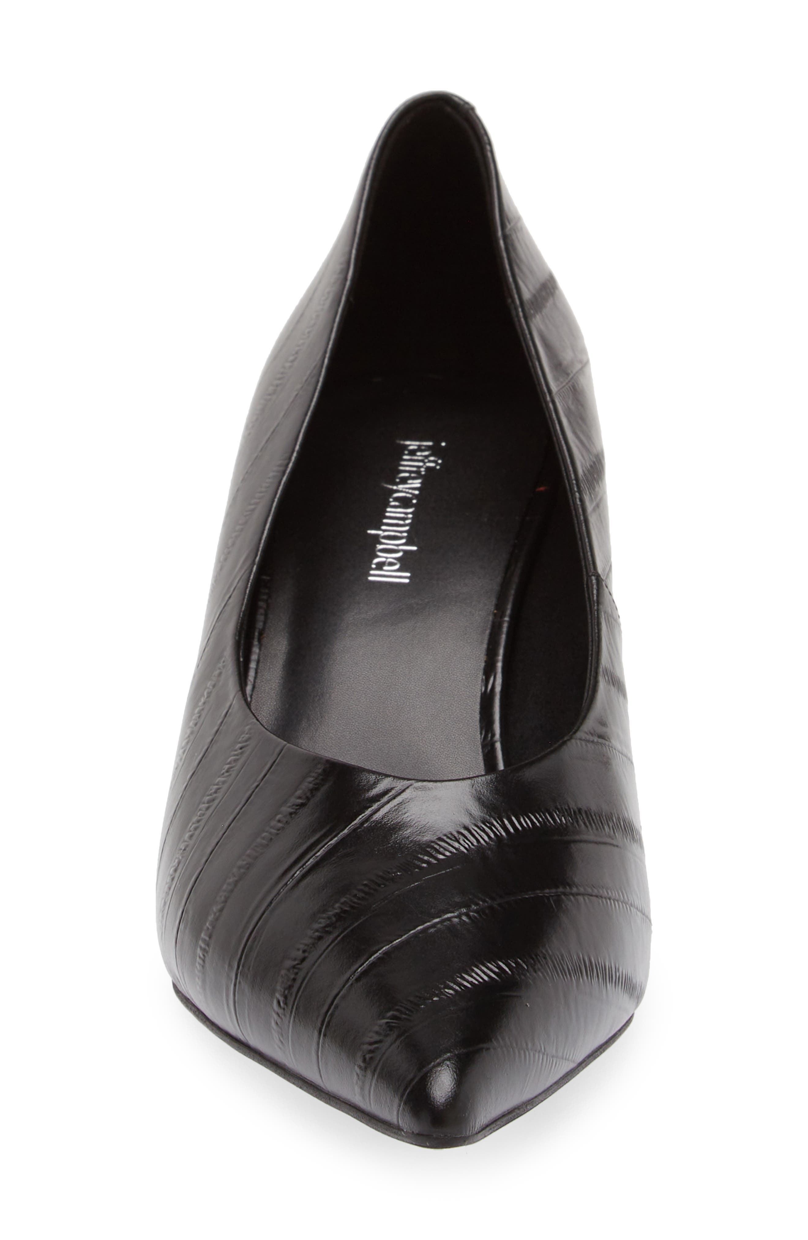 Quatre Pointed Toe Pump, Alternate, color, BLACK EEL