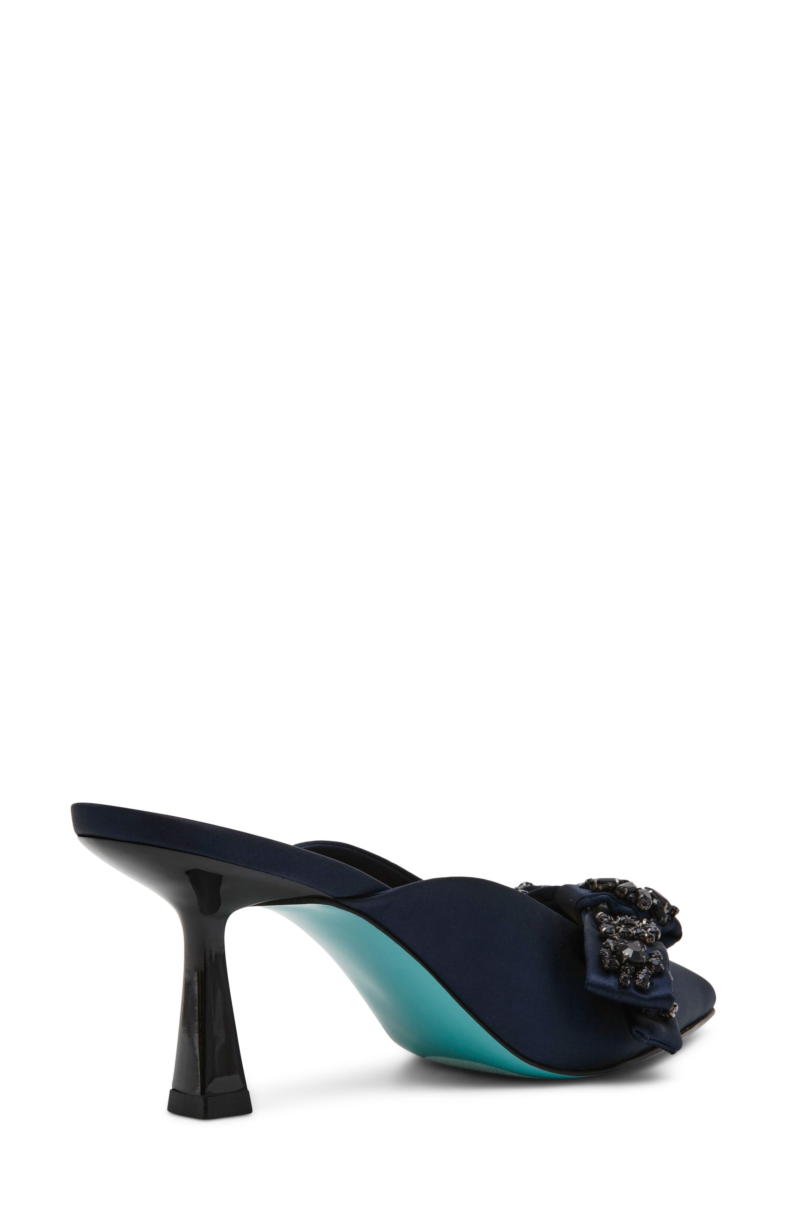 Kena Pointed Toe Mule, Alternate, color, NAVY